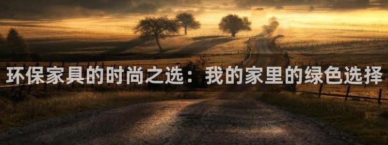 沐鸣2平台官方登录：环保家具的时尚之选：我的家里的绿色选择
